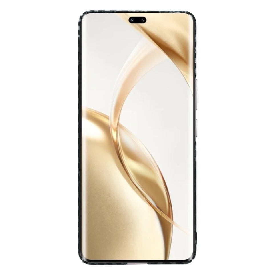 Husa pentru Honor 200 Pro, SKYDDAR INNOVATION, textura carbon, Carbonite FiberShell, set cu sticker, Gri, - 2 | YEO