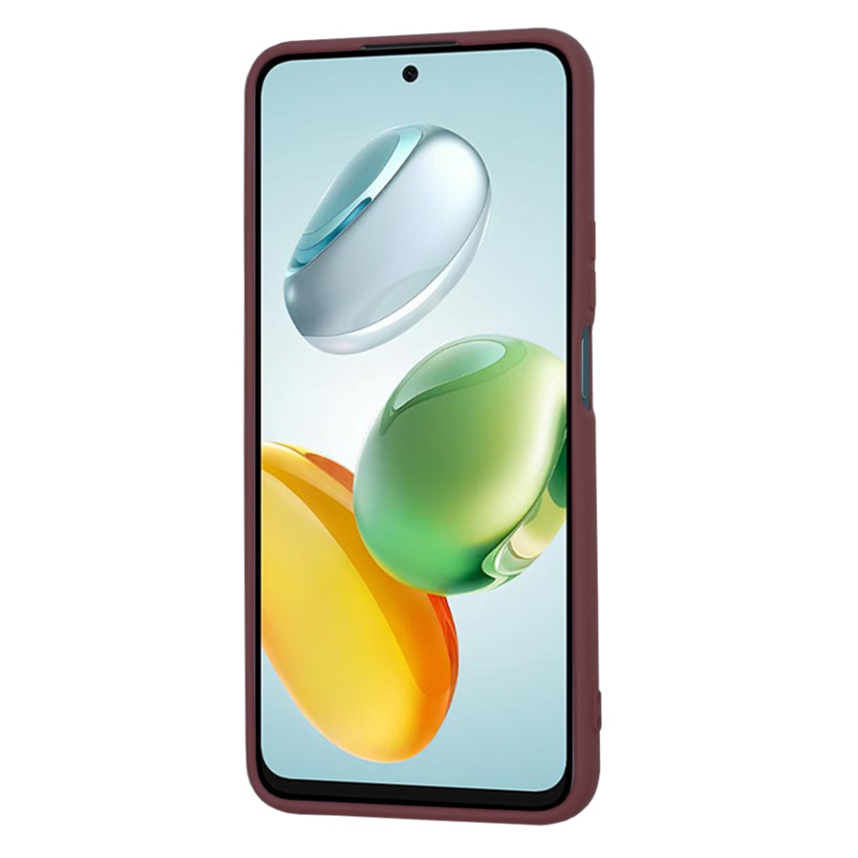 Husa pentru Honor 200 Smart / X7c din Silicon Catifelat, Protectie Premium, Skyddar SoftElegance - Bordo - 1 | YEO
