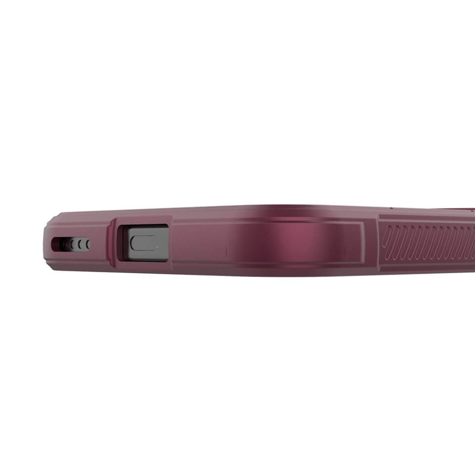Husa pentru Honor 400, SKYDDAR INNOVATION, Magic Shield, din Silicon Mat, set cu sticker, Bordo - 3 | YEO