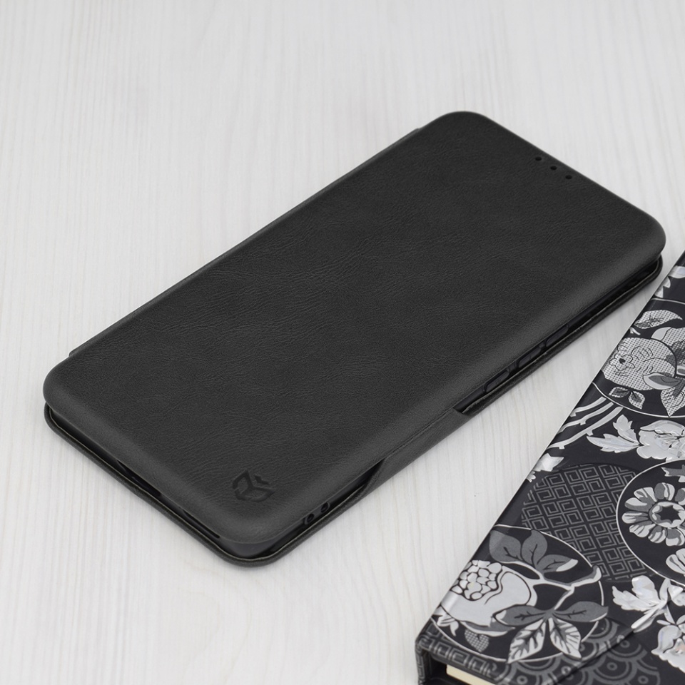 Husa pentru Honor Magic5 Lite, SKYDDAR INNOVATION, Safe Wallet tip carte din Piele Ecologica, Suport Carduri, Inchidere Magnetica, Negru, set cu sticker - 2 | YEO