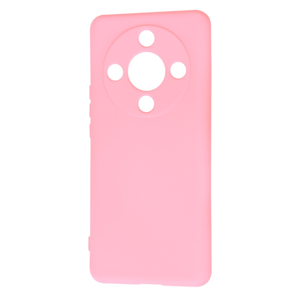 Husa pentru Honor Magic6 Lite din Silicon Catifelat, Protectie Premium, Skyddar SoftElegance - Roz - 3 | YEO