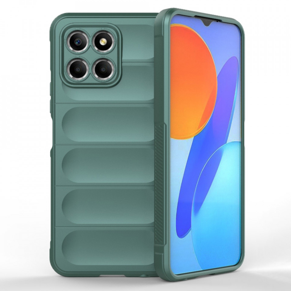 Husa pentru Honor X6 / X8 5G / 70 Lite eleganta, din silicon mat, SKDR Vogue - Verde