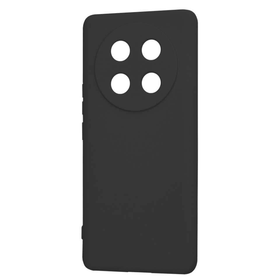 Husa pentru Honor X9c / Magic7 Lite din Silicon Catifelat, Protectie Premium, Skyddar SoftElegance - Negru - 3 | YEO