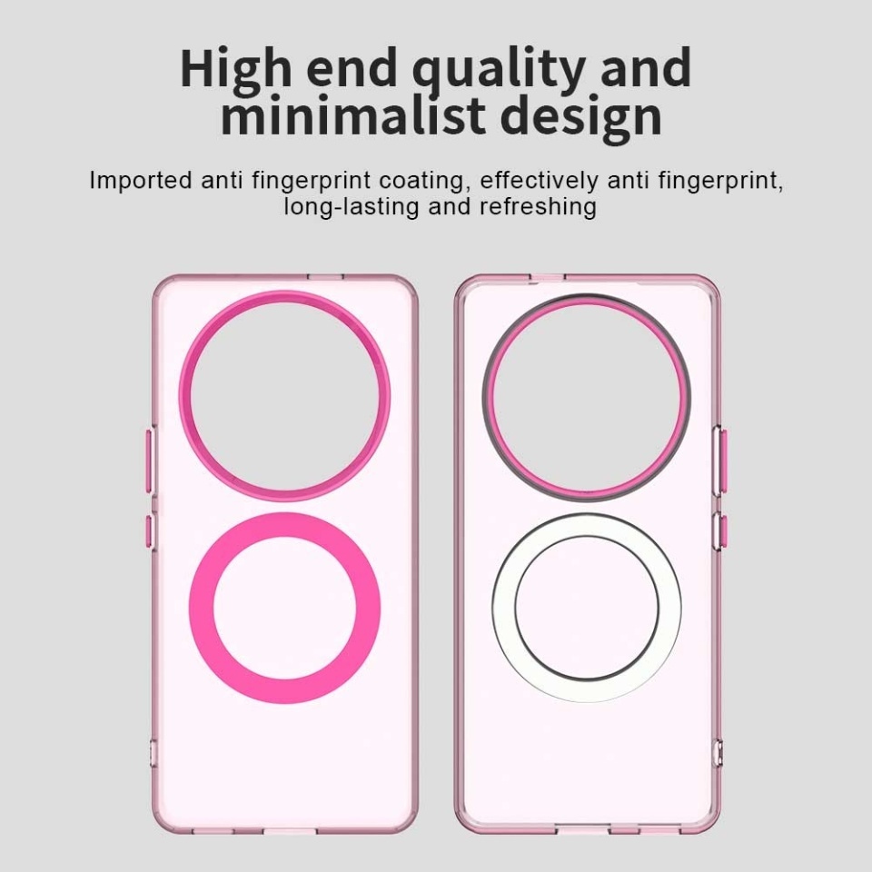 Husa pentru Honor X9c / Magic7 Lite, SKYDDAR INOVATION, CandyCase, Magsafe, set cu sticker, Roz - 1 | YEO