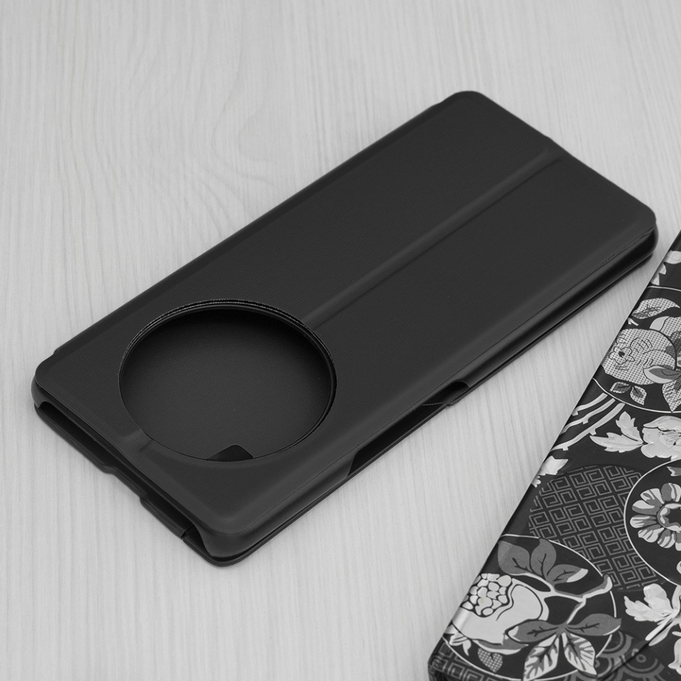 Husa pentru Honor X9c / Magic7 Lite tip carte, Eco View Leather - Negru - 1 | YEO