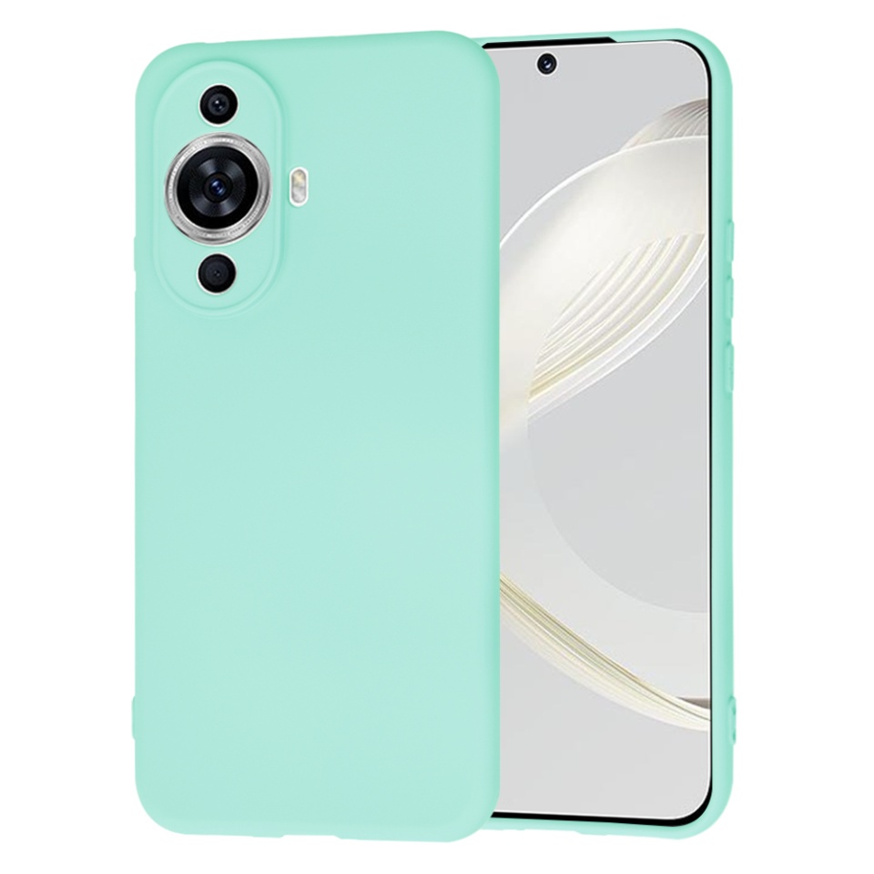 Husa pentru Huawei nova 11 / nova 12s din Silicon Catifelat, Protectie Premium, Skyddar SoftElegance - Turcoaz