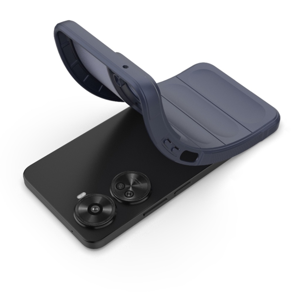 Husa pentru Huawei nova 11 SE / nova 12 SE, SKYDDAR INNOVATION, Magic Shield, din Silicon Mat, set cu sticker, Bordo - 2 | YEO