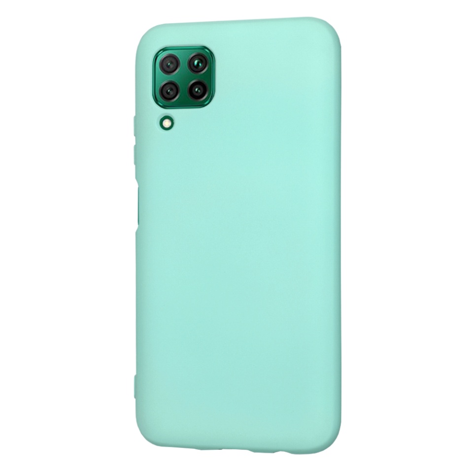 Husa pentru Huawei P40 Lite din Silicon Catifelat, Protectie Premium, Skyddar SoftElegance - Turcoaz - 2 | YEO