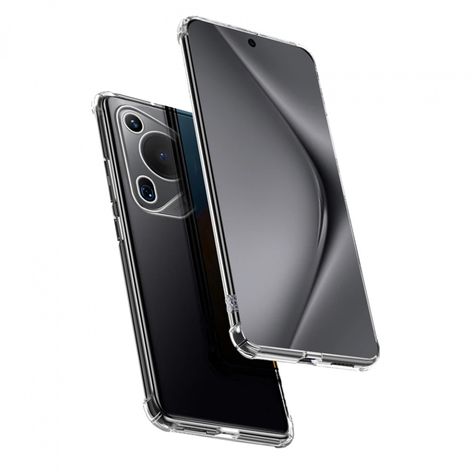 Husa pentru Huawei Pura 70 Ultra din silicon slim, anti soc, Skyddar Shock - Transparenta