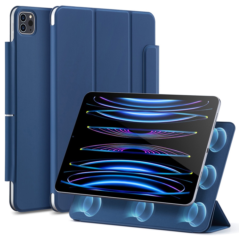 Husa pentru iPad Pro 11 (2018 / 2020 / 2021 / 2022), tip Carte, Rebound Magnetic ESR - Albastru
