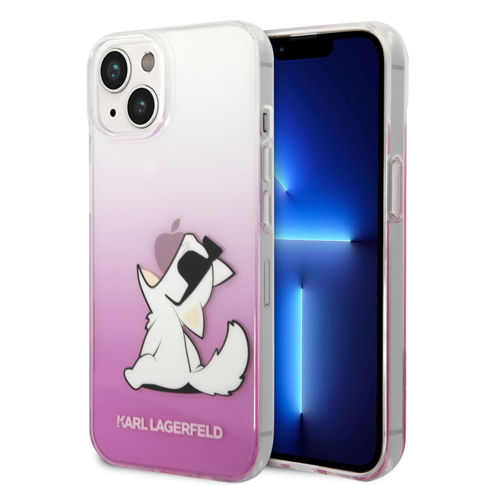 Husa pentru iPhone 14 Plus Hardcase, Karl Lagerfeld - Roz