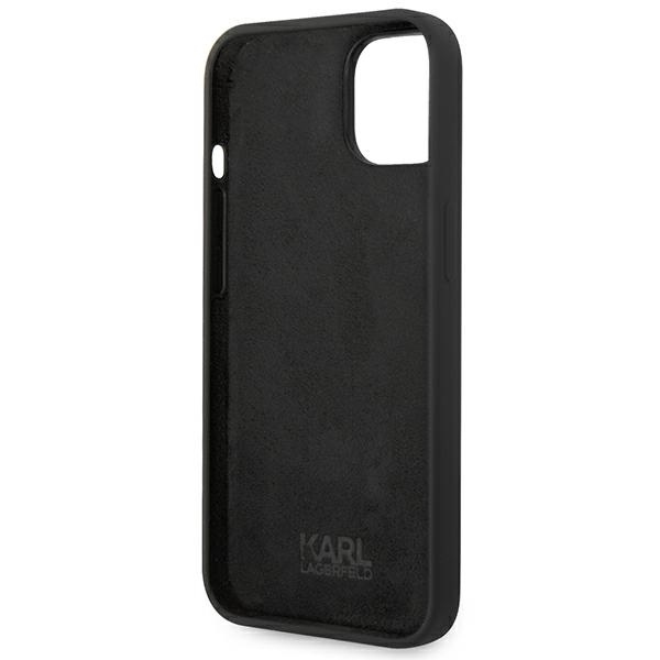 Husa pentru iPhone 14 Plus, Silicone, Karl Lagerfeld, Negru - 3 | YEO