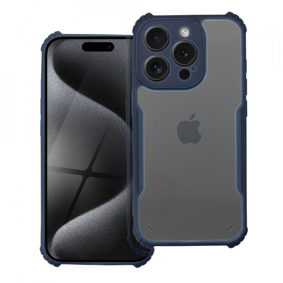Husa pentru iPhone 14 Pro Max, anti soc, Skyddar StealthArmor - Navy