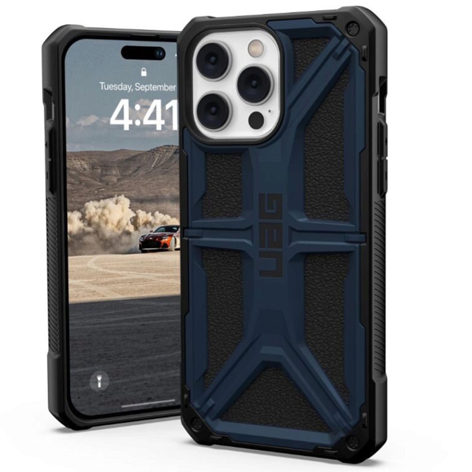 Husa pentru iPhone 14 Pro Max, Monarch, UAG - Bleumarin
