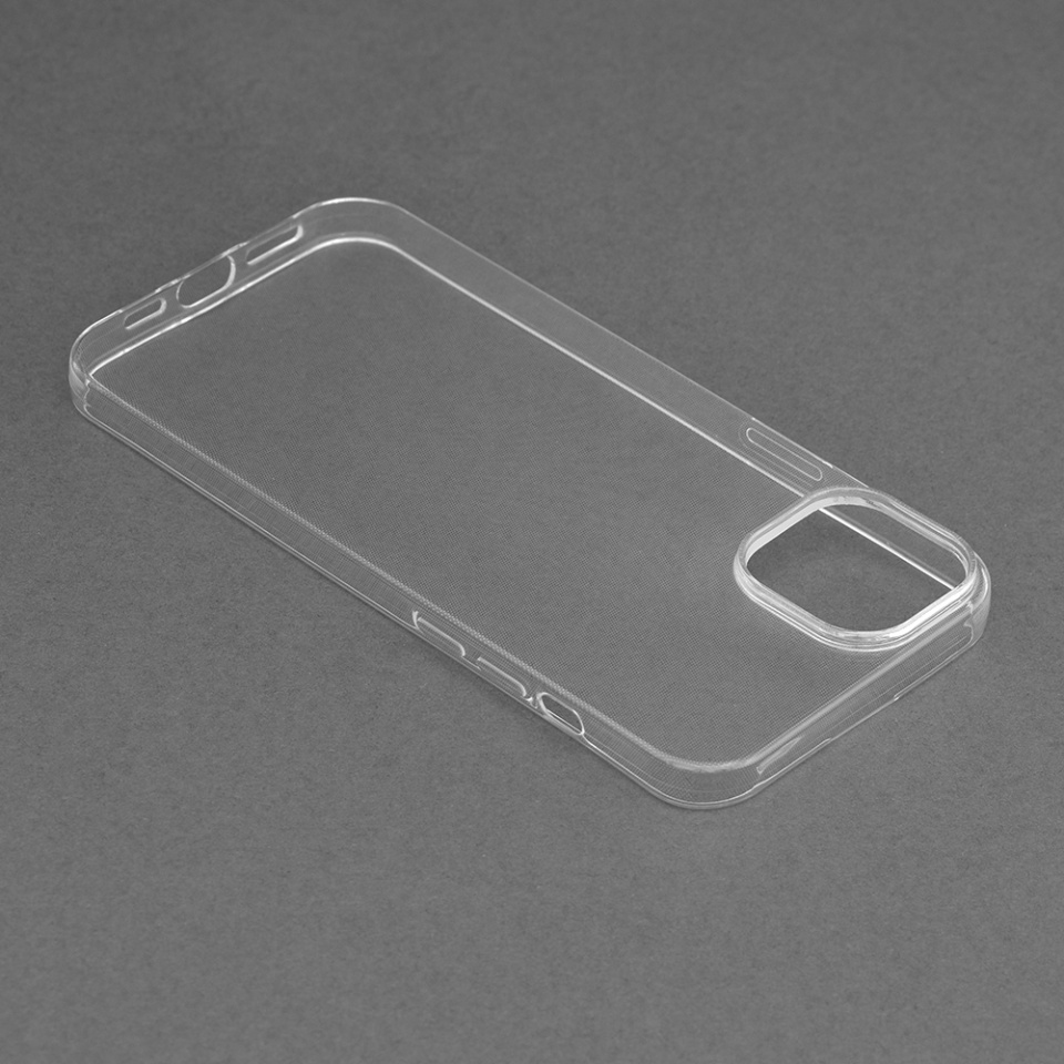 Husa pentru iPhone 15 Plus din silicon transparent, SKDR ClearGuard - Transparent - 1 | YEO