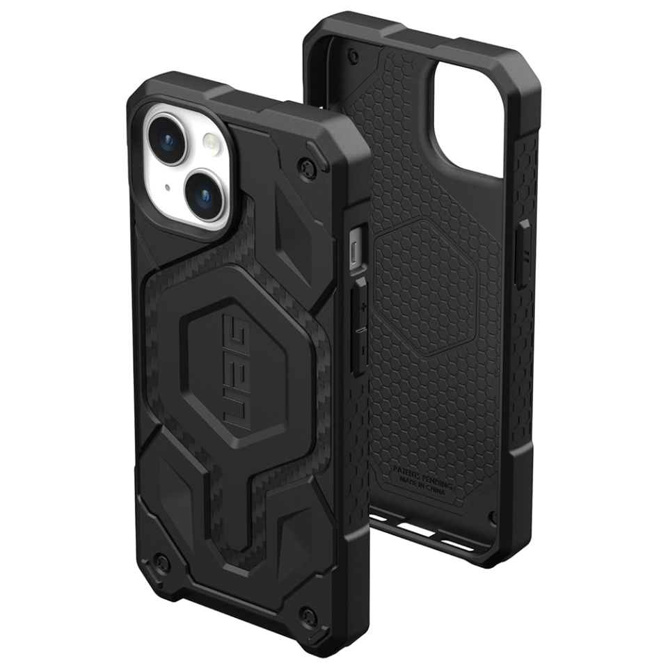 Husa pentru iPhone 15 Plus, Monarch Pro MagSafe, UAG - Carbon Fiber