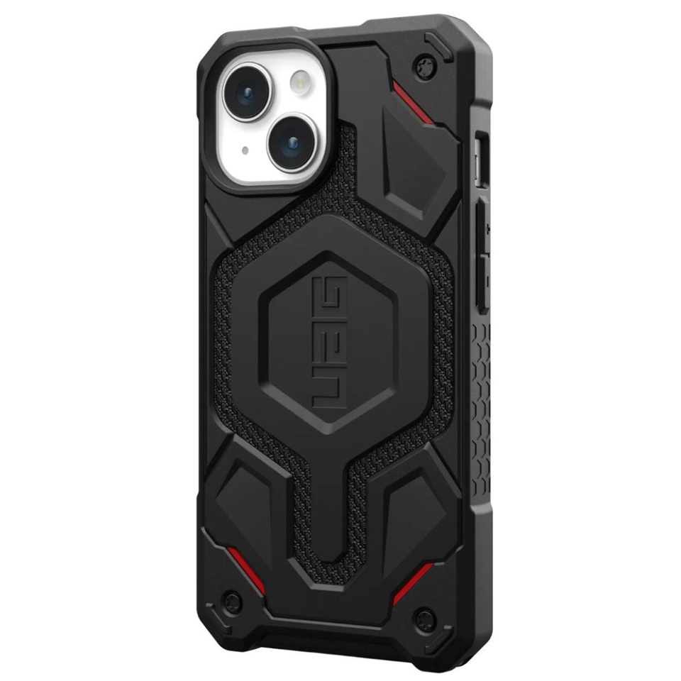 Husa pentru iPhone 15 Plus, Monarch Pro MagSafe, UAG - Kevlar Negru - 3 | YEO