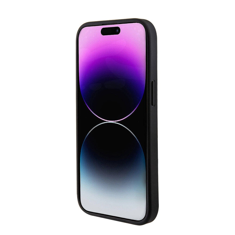 Husa pentru iPhone 15 Plus Saffiano MagSafe, Guess - Negru - 1 | YEO