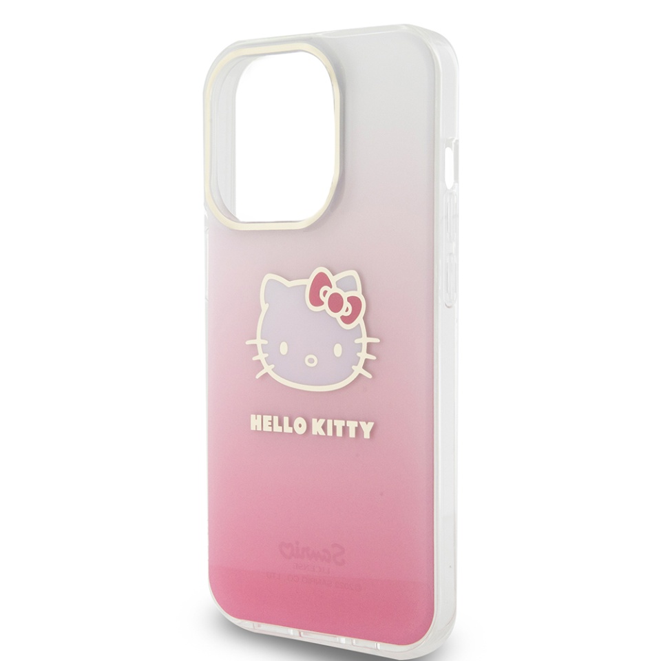 Husa pentru iPhone 15 Pro, Hardcase IML, Hello Kitty - Roz - 2 | YEO