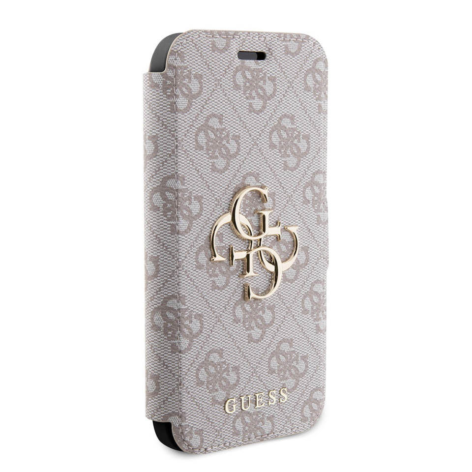 Husa pentru iPhone 15 Pro Max, Book, Guess - Roz - 4 | YEO
