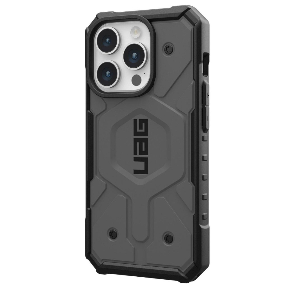 Husa pentru iPhone 15 Pro Max, Pathfinder MagSafe, UAG - Argintiu - 2 | YEO