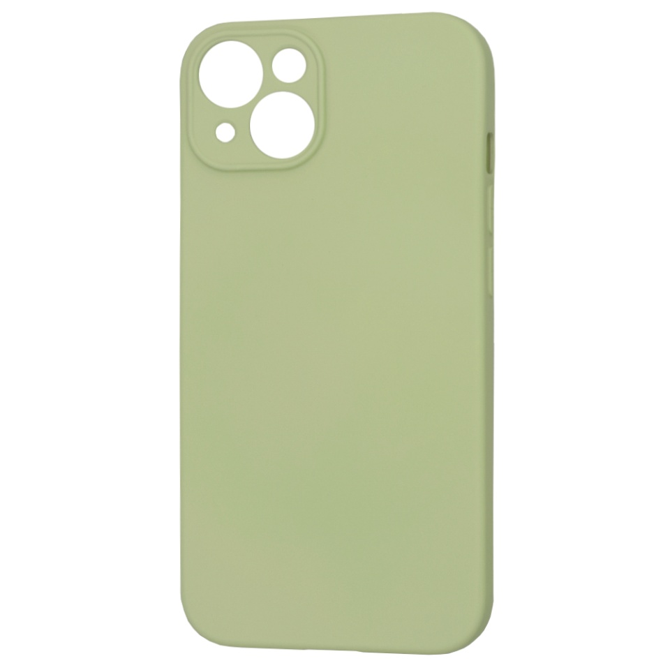 Husa pentru iPhone 15, SKYDDAR INNOVATION, din Silicon Catifelat, SoftFlex Magsafe, Verde, set cu sticker - 2 | YEO