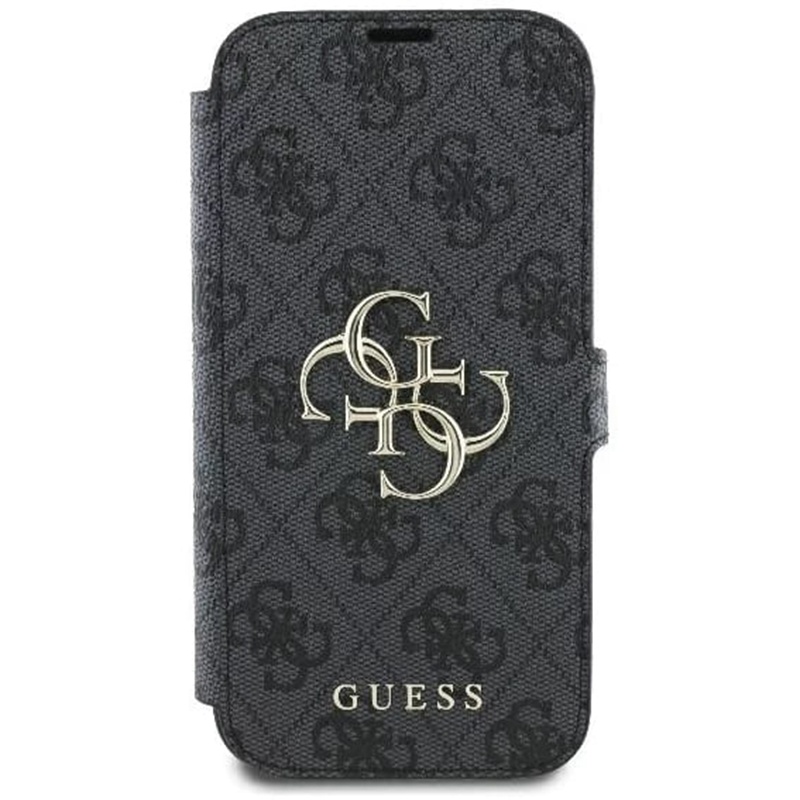 Husa pentru iPhone 16, Book, Guess - Negru - 2 | YEO