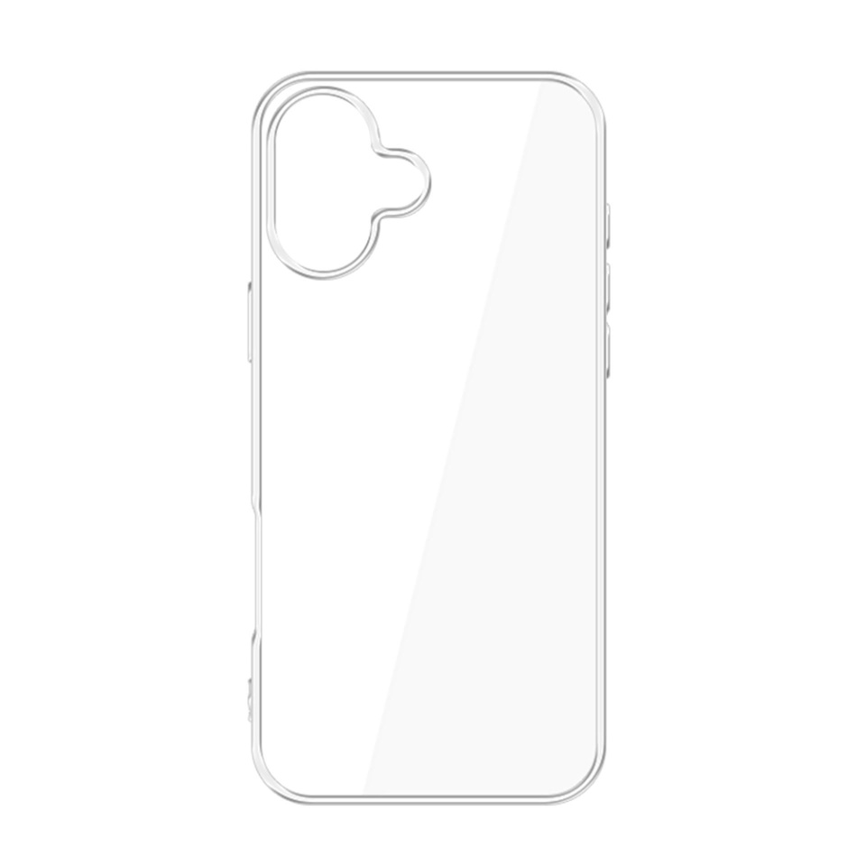 Husa pentru iPhone 16, din silicon, 3mk Clear Case, Transparent - 1 | YEO