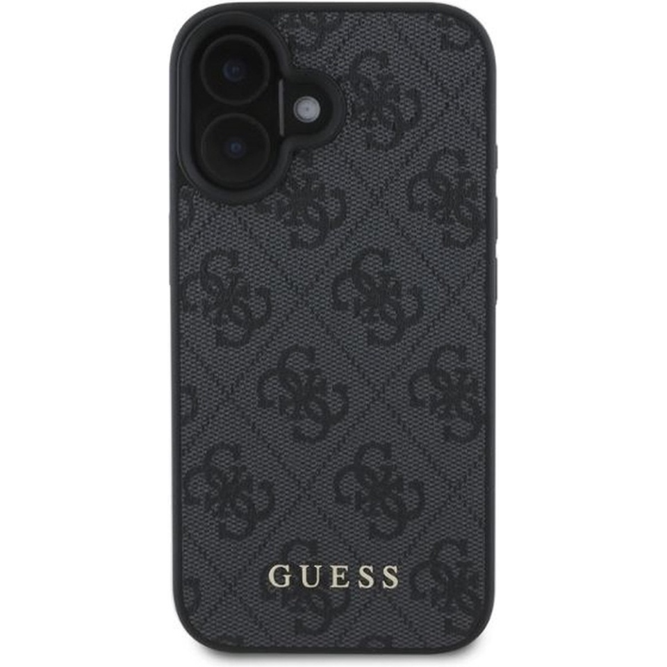 Husa pentru iPhone 16, Hardcase 4G Classic, Guess, Negru - 2 | YEO