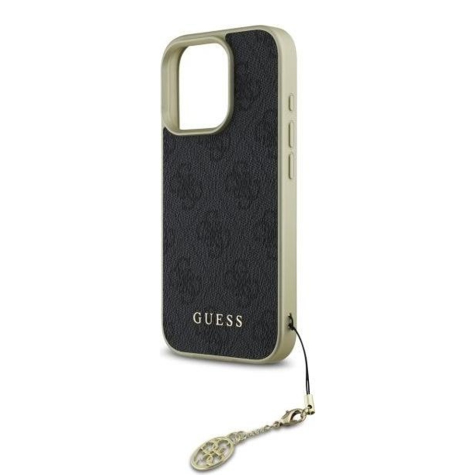 Husa pentru iPhone 16 Pro Hardcase 4G Charm, Guess - Negru - 2 | YEO