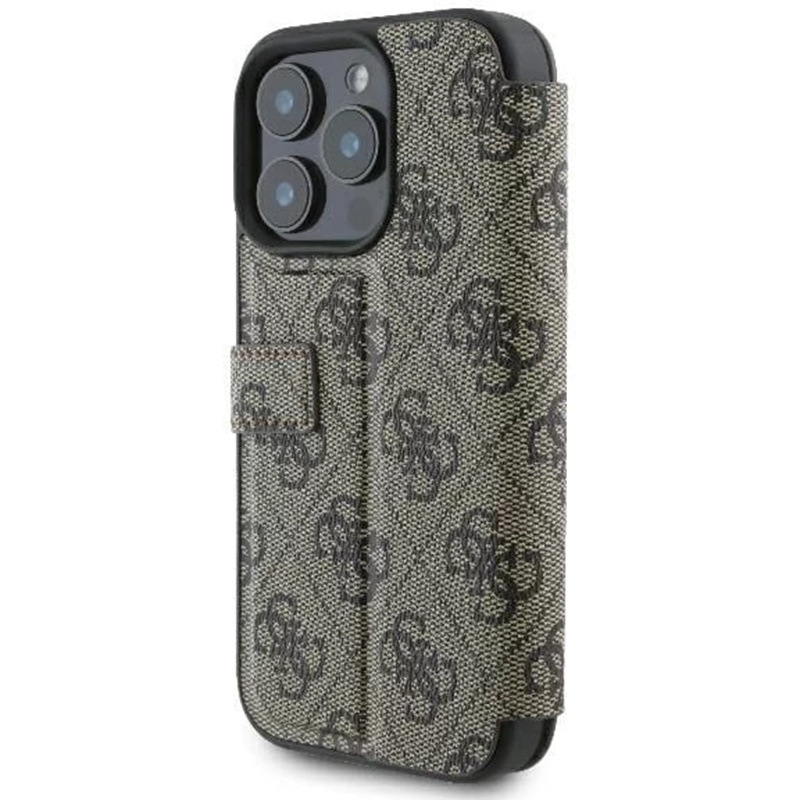 Husa pentru iPhone 16 Pro Max, Book, Guess - Maro - 3 | YEO
