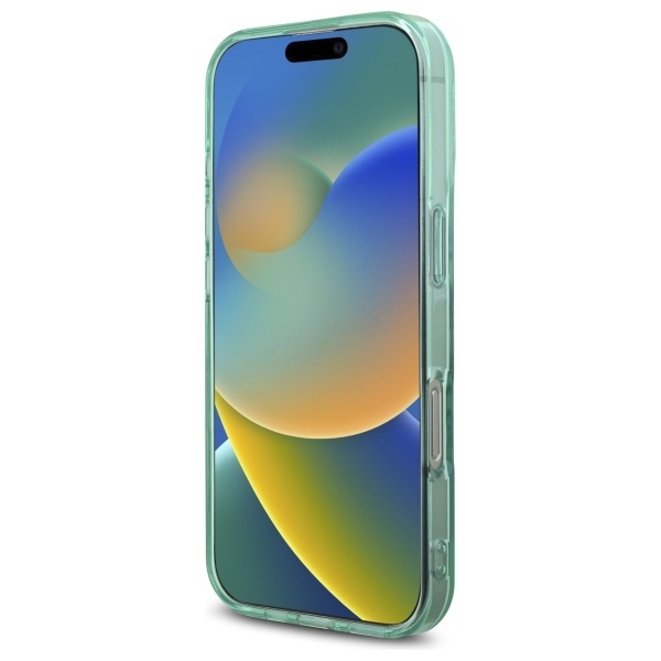 Husa pentru iPhone 16 Pro Max, IML Rhinestones MagSafe, Guess - Verde - 3 | YEO