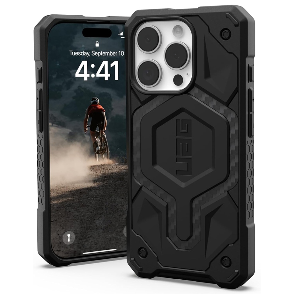 Husa pentru iPhone 16 Pro, Monarch, UAG - Negru