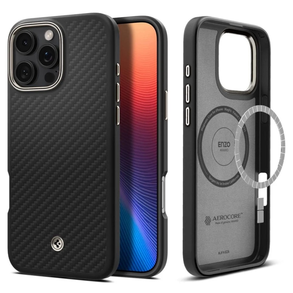 Husa pentru iPhone 16 Pro, Neo Hybrid, Spigen - Negru