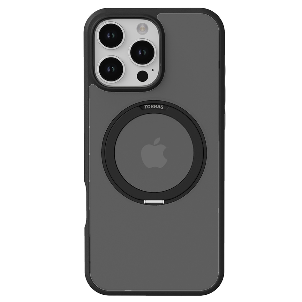 Husa pentru iPhone 16 Pro, Torras Ostand Pro MagSafe, Negru - 1 | YEO