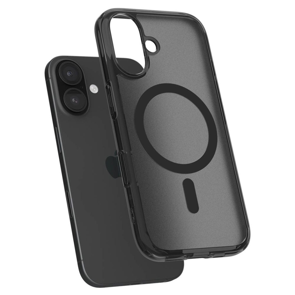 Husa pentru iPhone 16, Ultra Hybrid T MagSafe, Spigen - Cenusiu - 1 | YEO
