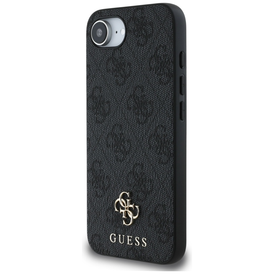 Husa pentru iPhone 16e, Guess, Hardcase 4G Charm, Negru - 3 | YEO