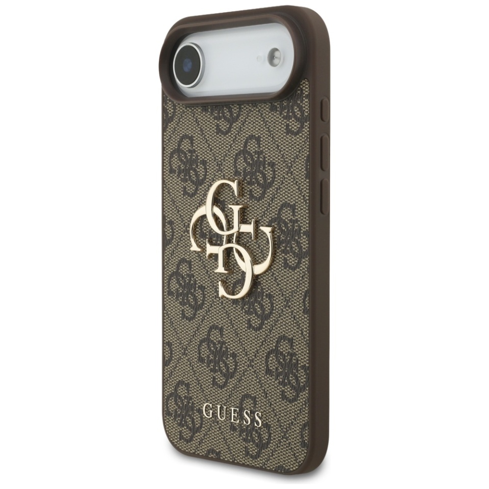 Husa pentru iPhone 17 Air, Guess Hardcase 4G Big Logo, Protectie Slim, Compatibila, Maro - 1 | YEO