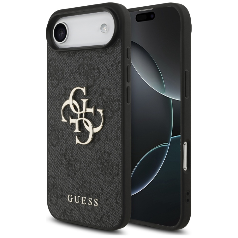 Husa pentru iPhone 17 Air, Guess Hardcase 4G Big Logo, Protectie Slim, Compatibila, Negru