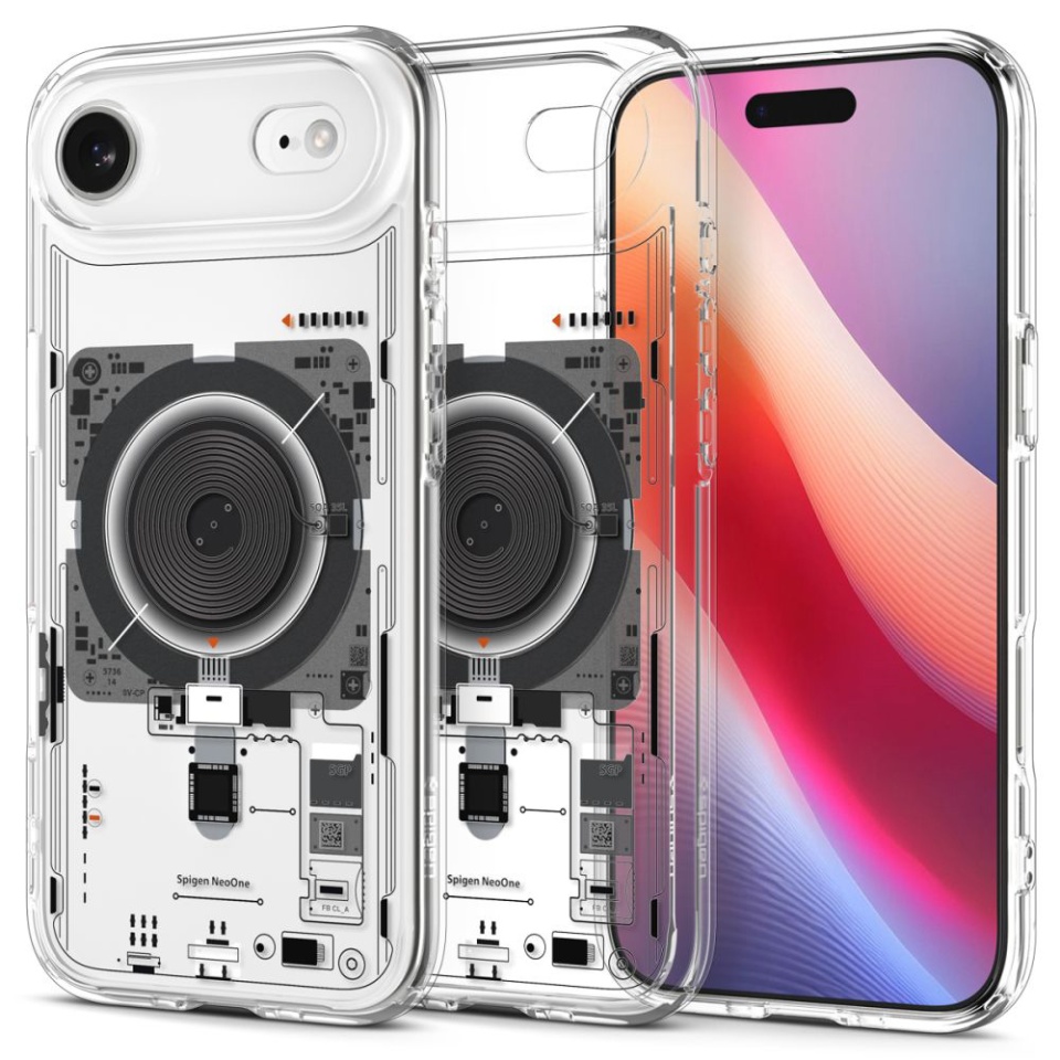 Husa pentru iPhone 17 Air, Ultra Hybrid T MagSafe, Spigen, Coral