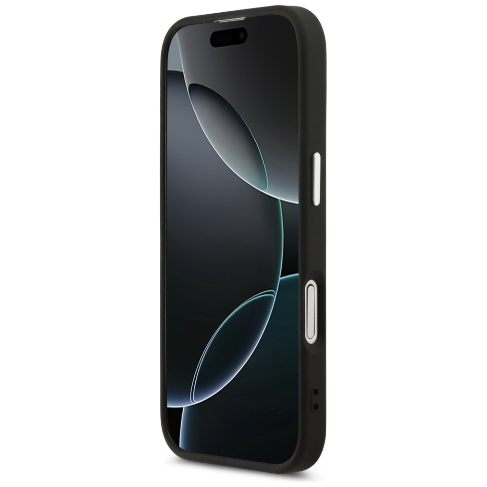 Husa pentru iPhone 17, Grained Triangle, Guess, Negru - 4 | YEO