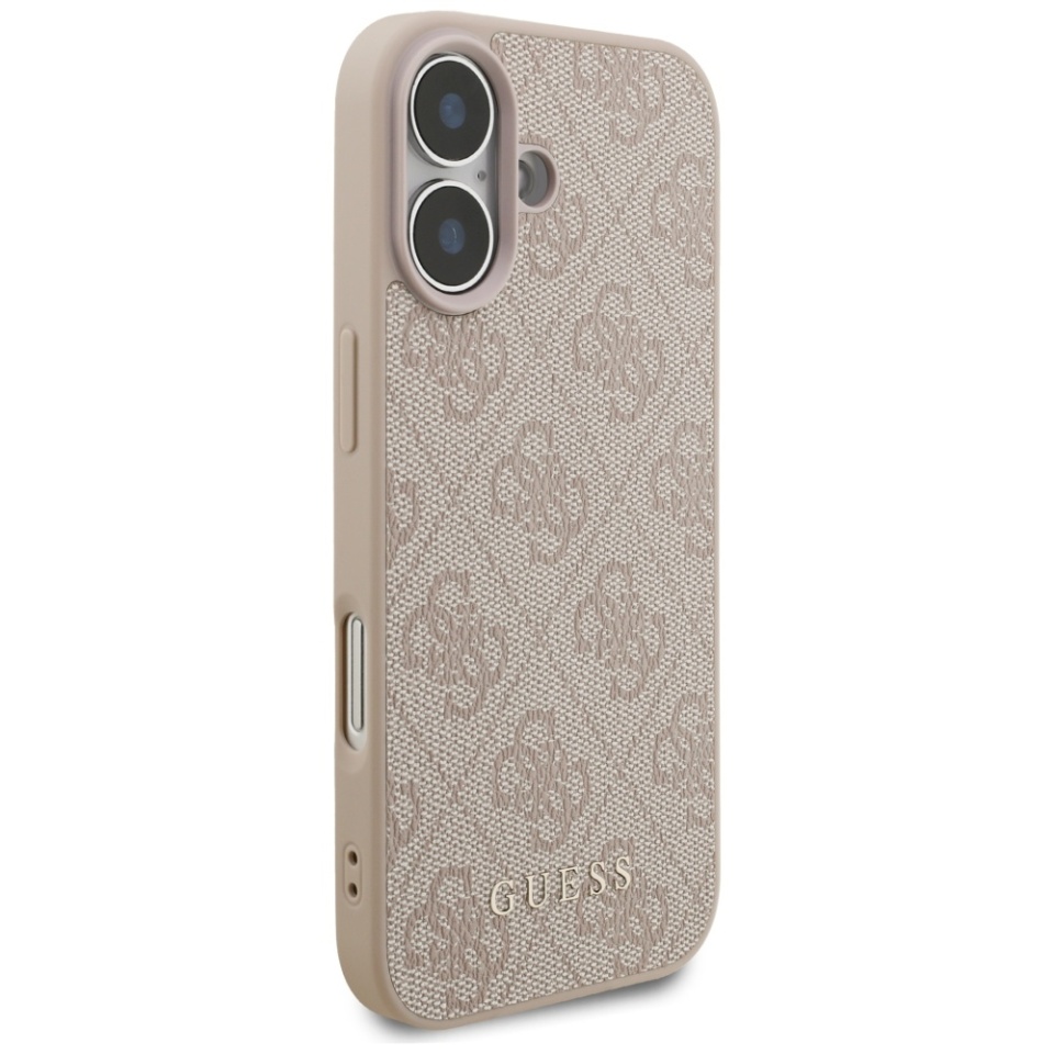 Husa pentru iPhone 17, Guess Hardcase 4G Classic, Roz - 1 | YEO