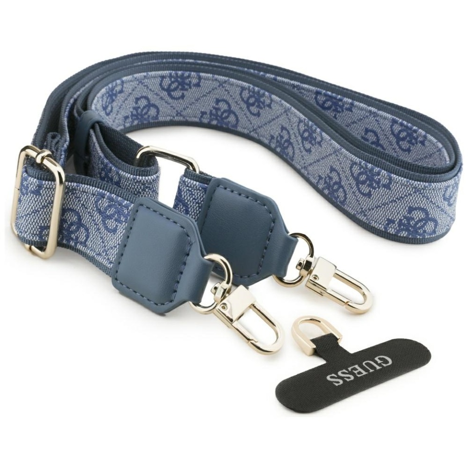 Husa pentru iPhone 17 Pro, 4G Strass Logo with Big Strap Metal Button MagSafe, Protectie Slim, Albastru - 3 | YEO