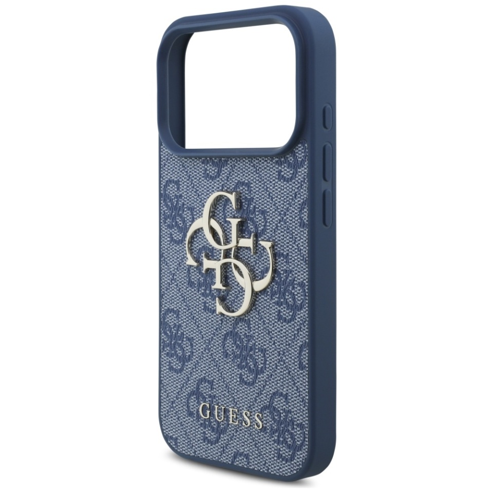 Husa pentru iPhone 17 Pro, Guess Hardcase 4G Big Logo, Protectie Slim, Compatibila, Albastru - 3 | YEO
