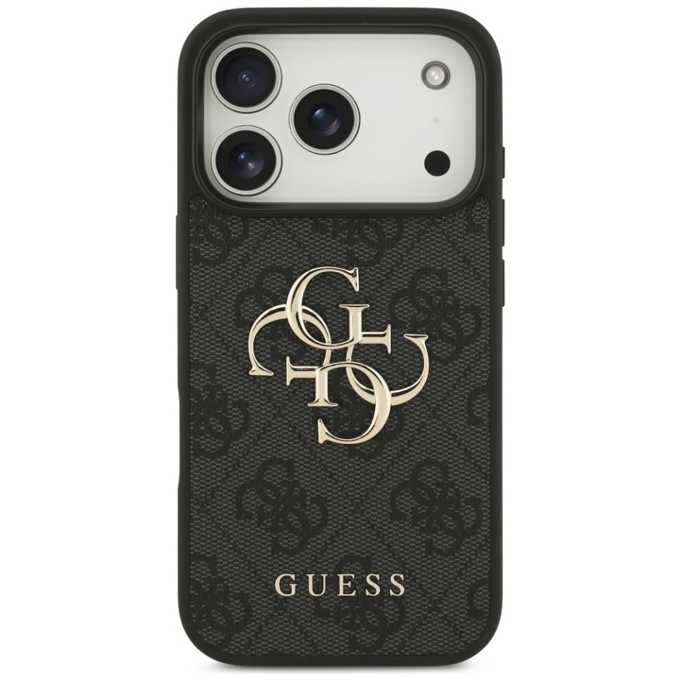 Husa pentru iPhone 17 Pro, Guess Hardcase 4G Big Logo, Protectie Slim, Compatibila, Negru - 2 | YEO