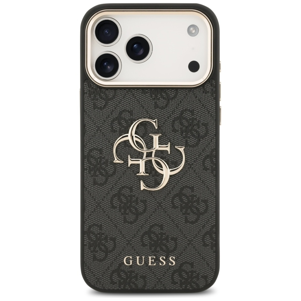 Husa pentru iPhone 17 Pro Max, Guess Hardcase Guess Big 4G Classic Logo, Protectie Slim, Compatibila, Negru - 1 | YEO