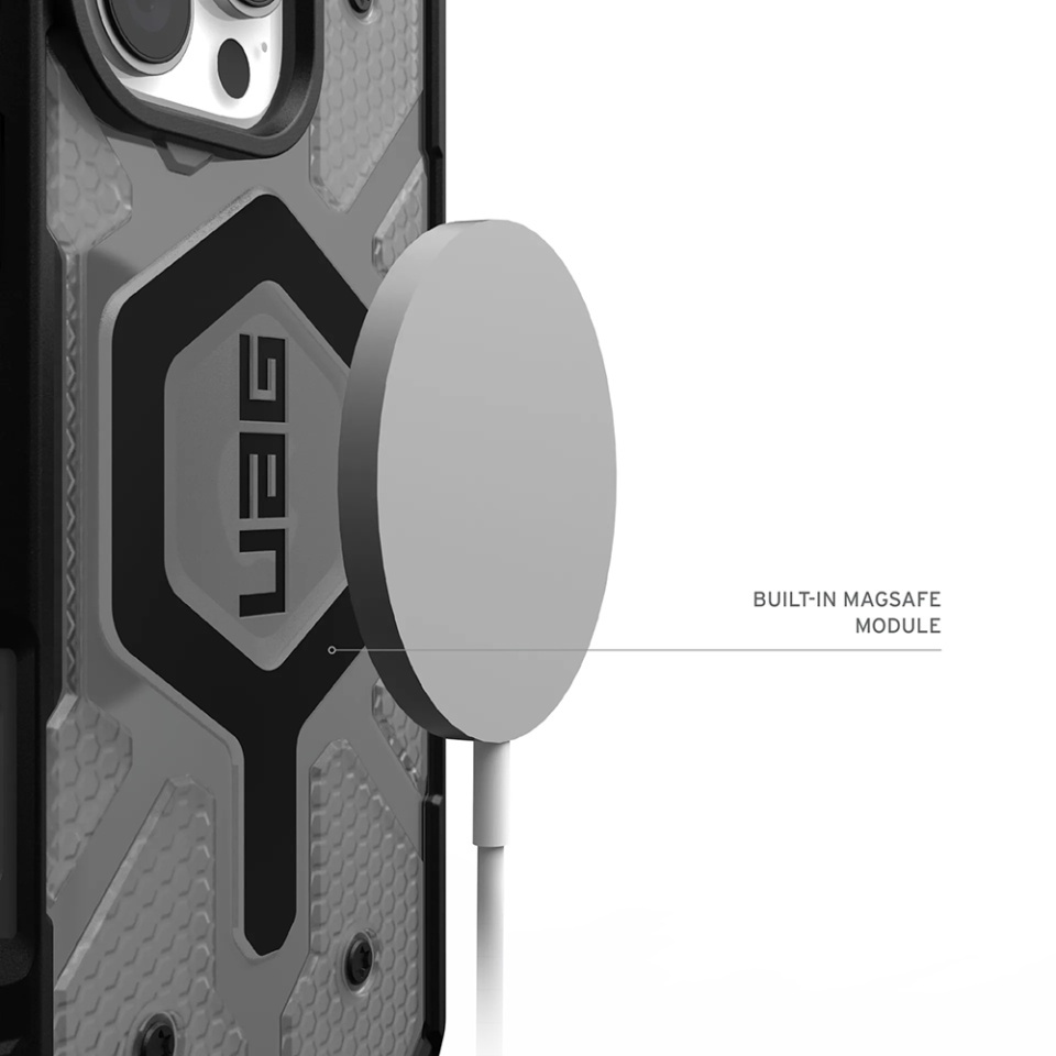 Husa pentru iPhone 17 Pro Max, Pathfinder MagSafe, UAG - Cenusiu - 1 | YEO