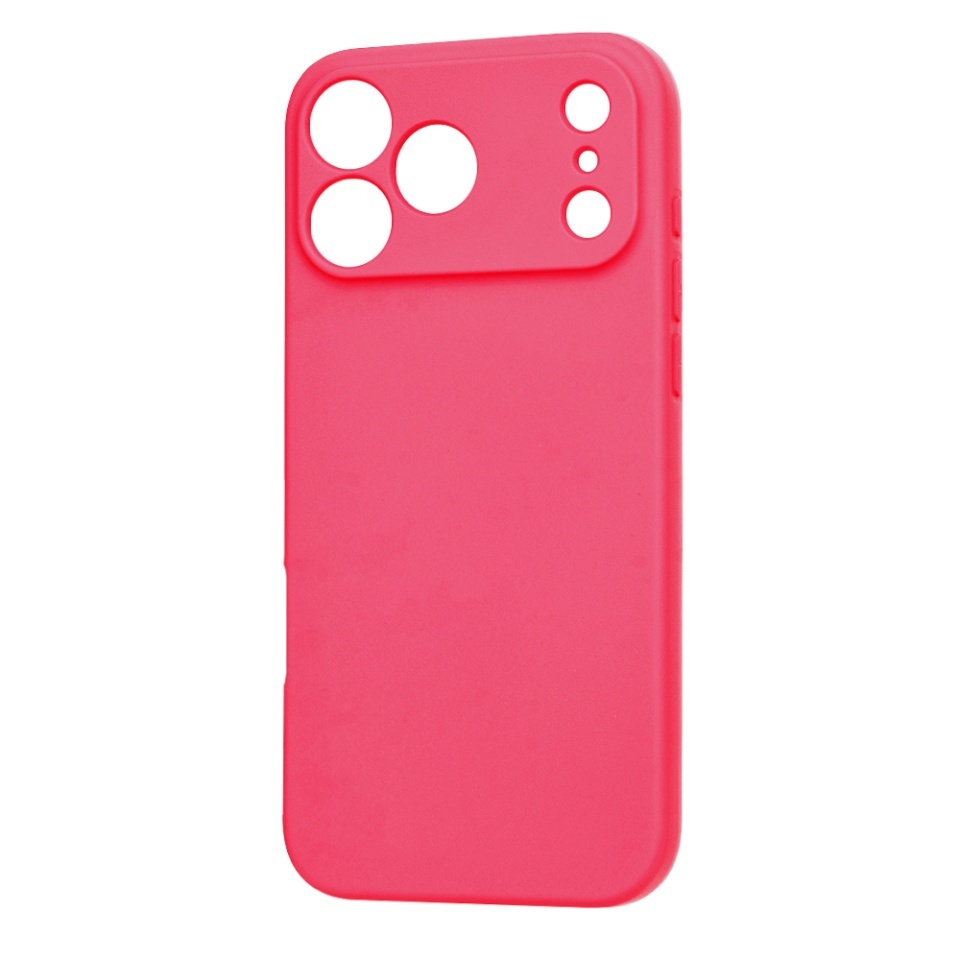Husa pentru iPhone 17 Pro Max, SKYDDAR INNOVATION, din Silicon Catifelat, SoftFlex Magsafe, set cu sticker, Fucsia - 1 | YEO