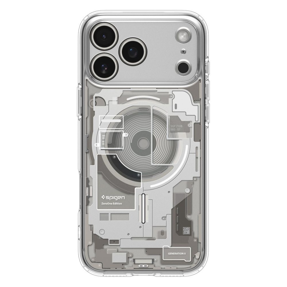 Husa pentru iPhone 17 Pro Max, Spigen Ultra Hybrid Zero One - Natural - 1 | YEO