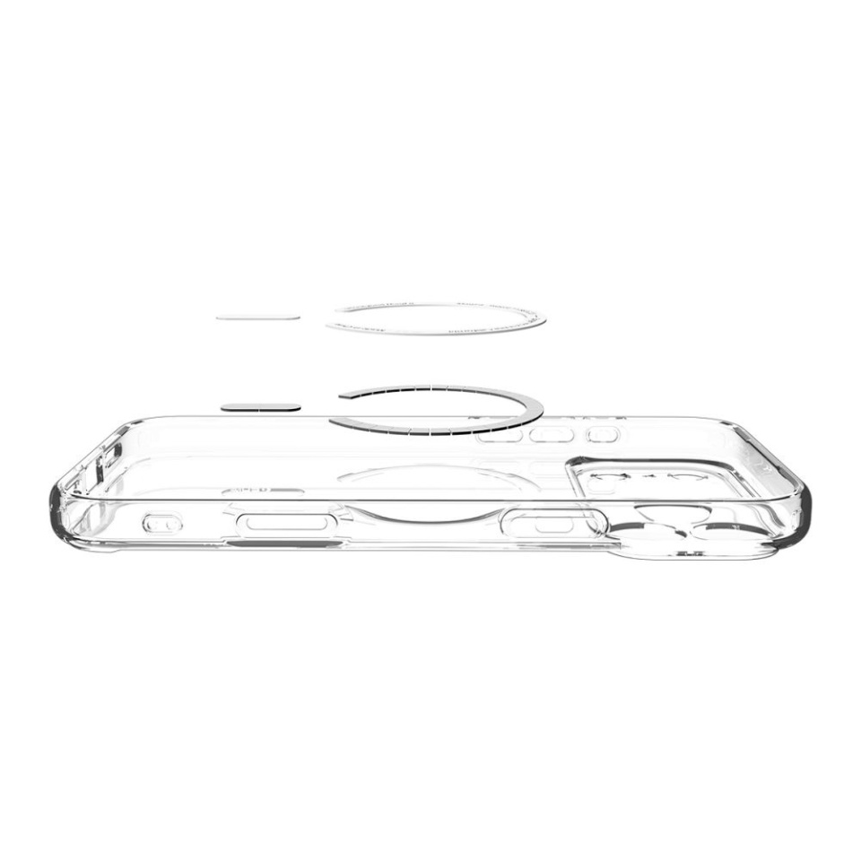 Husa pentru iPhone 17 Pro Max, Ultra Hybrid T MagSafe, Spigen, Transparenta - 6